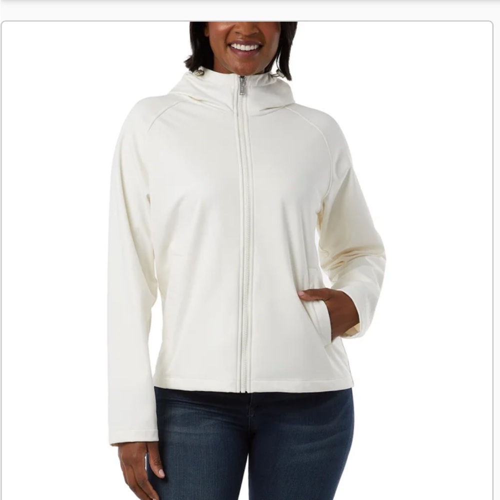 32 Degrees Women's Softshell Jacket Cream Color Size XXL